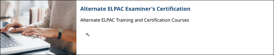CAA Test Examiner Tutorial Course Page screen capture